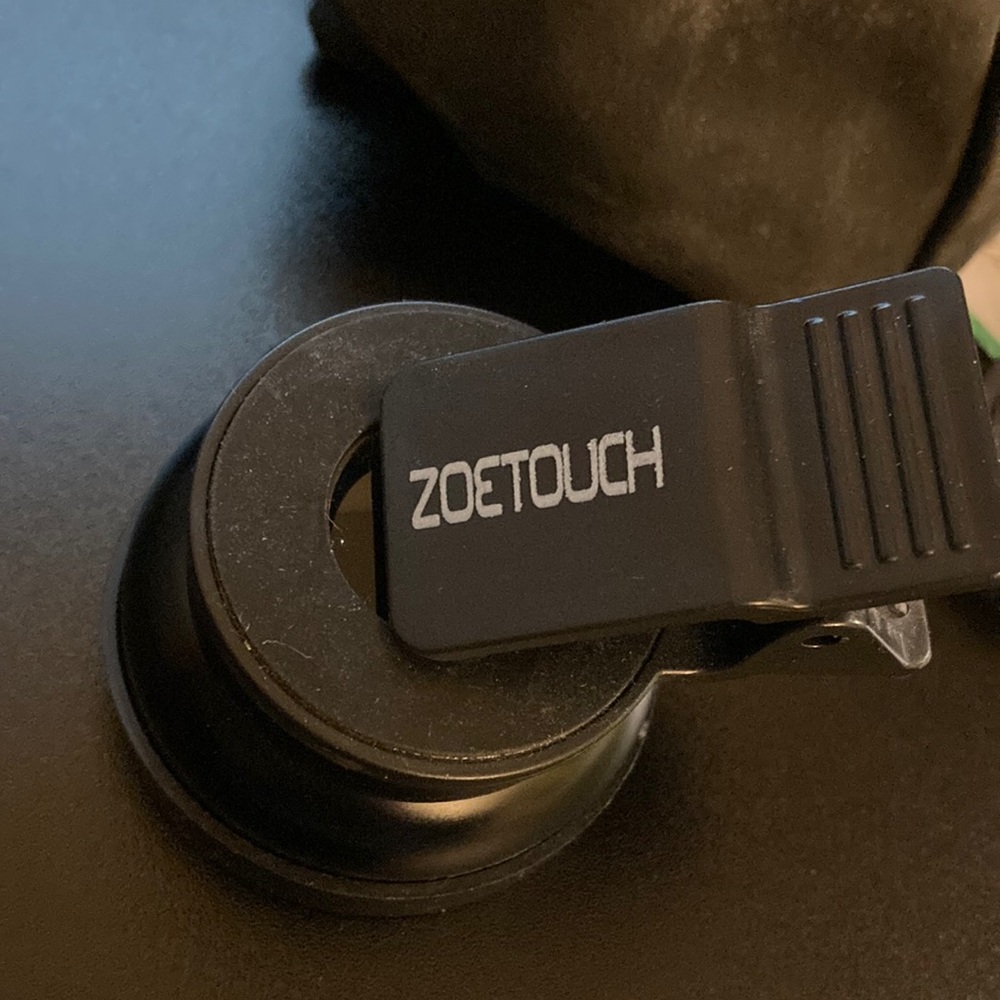 Cell Phone Lens ZOETOUCH 0.45X Super Wide Angle Lens & 12.5X Macro Lens 2 in 1 P